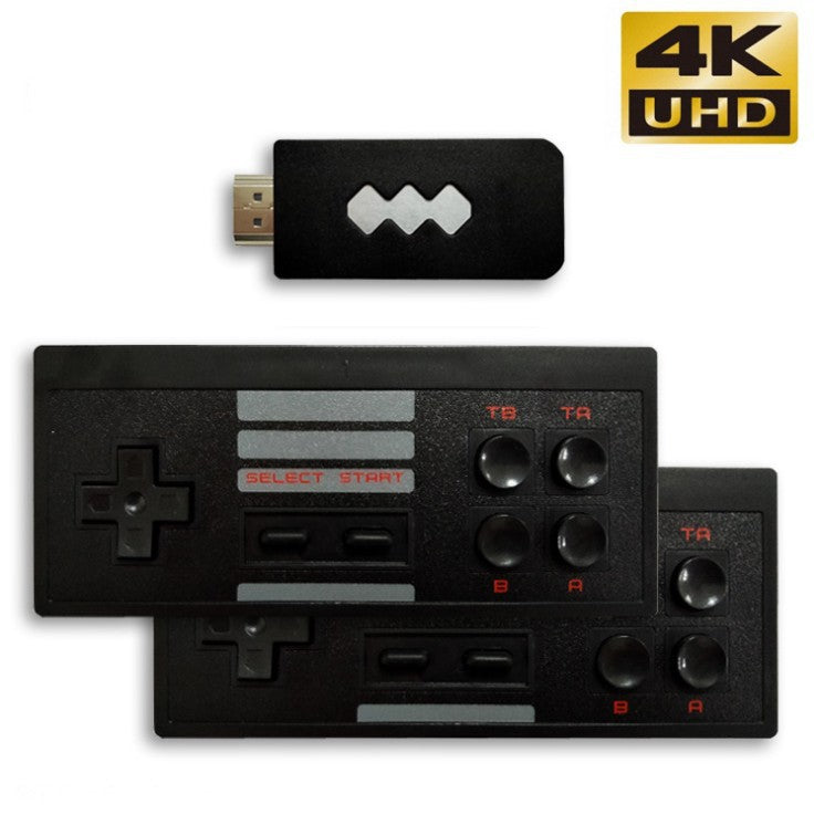 a video game controller with buttons and a usb stick