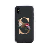 Alphabet Letter Silicone Phone Case
