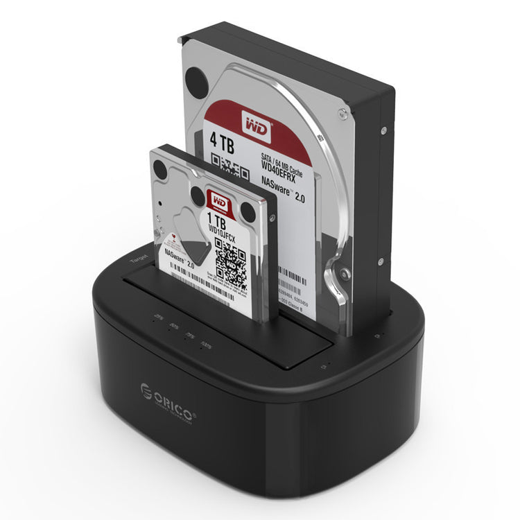 a black device with a hard drive
