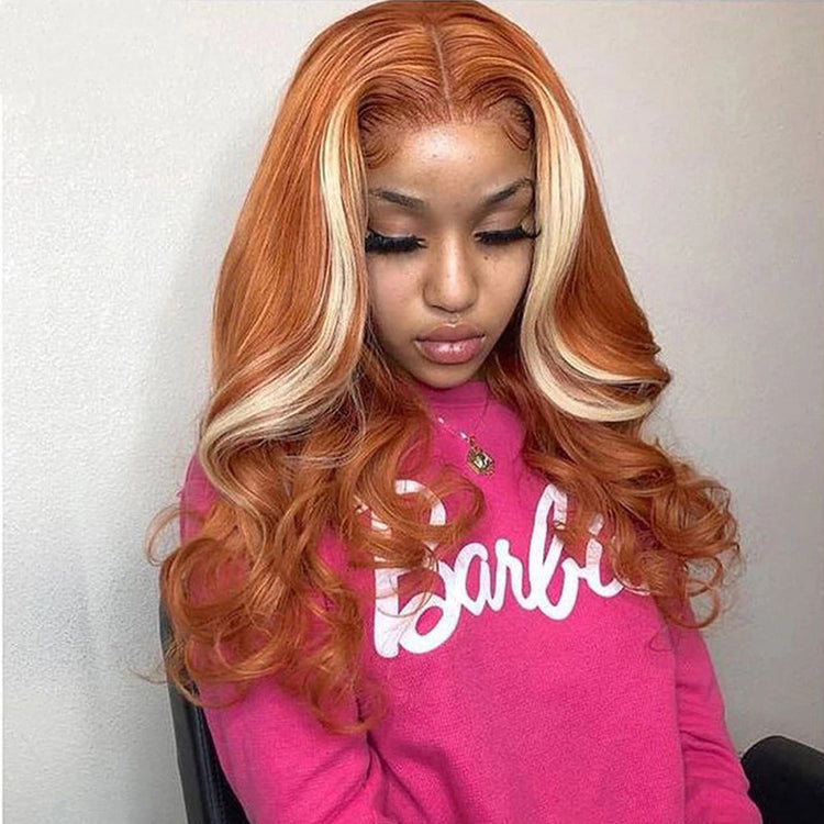 a woman with long hair