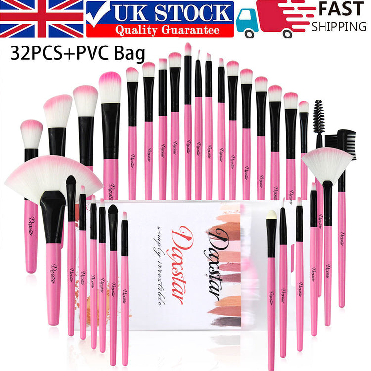 a group of pink brushes
