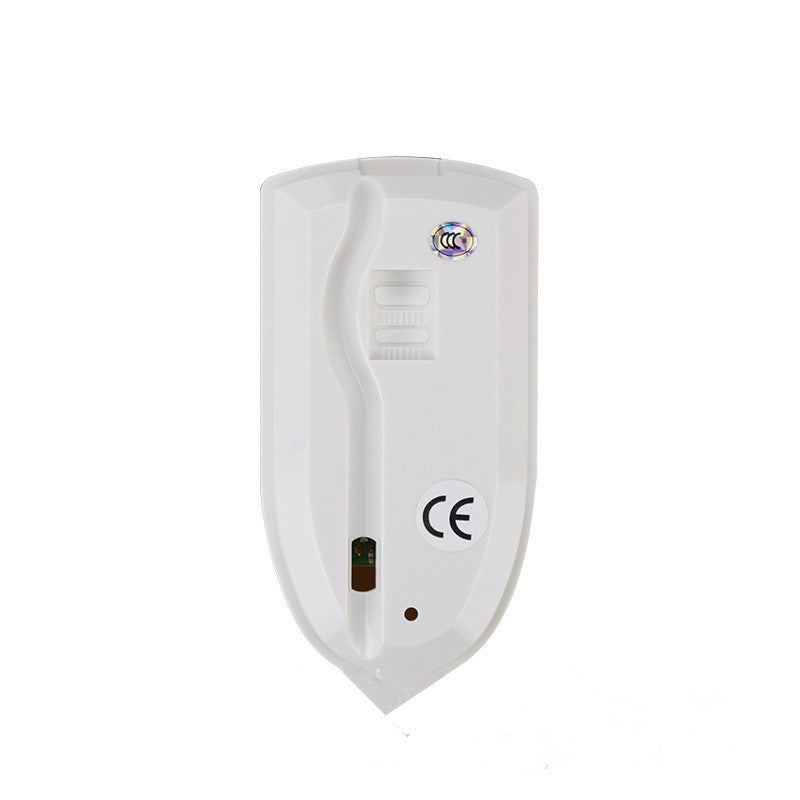 a white device with a laser pointer