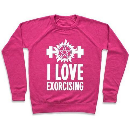 I LOVE EXORCISING CREWNECK SWEATSHIRT