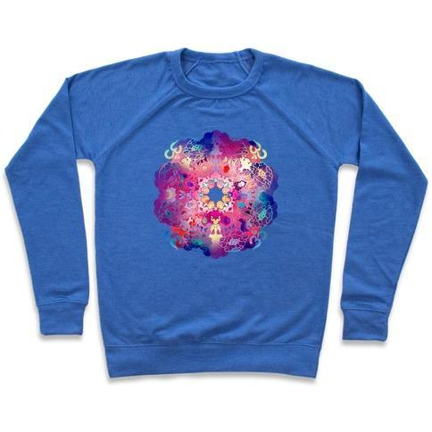 COLORFUL YOGA TEE CREWNECK SWEATSHIRT