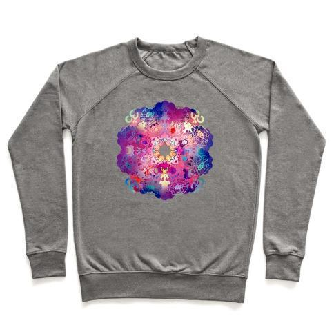 COLORFUL YOGA TEE CREWNECK SWEATSHIRT