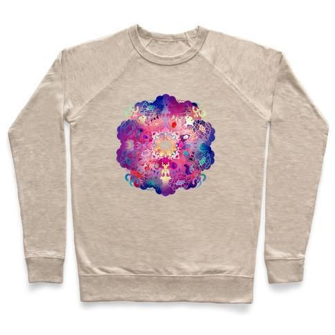 COLORFUL YOGA TEE CREWNECK SWEATSHIRT