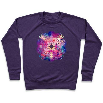 COLORFUL YOGA TEE CREWNECK SWEATSHIRT