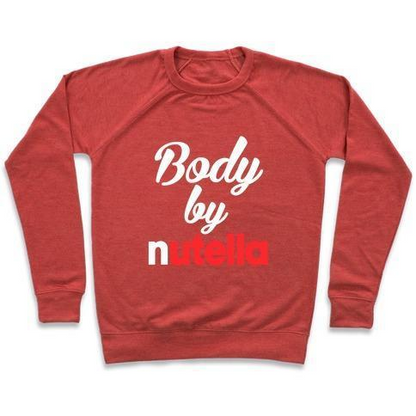 BODY BY NUTELLA CREWNECK SWEATSHIRT