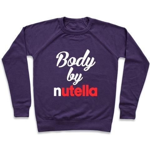 BODY BY NUTELLA CREWNECK SWEATSHIRT