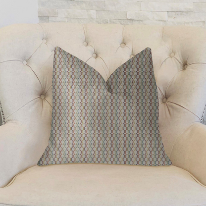 Jazzy Straw Multicolor Luxury Throw Pillow