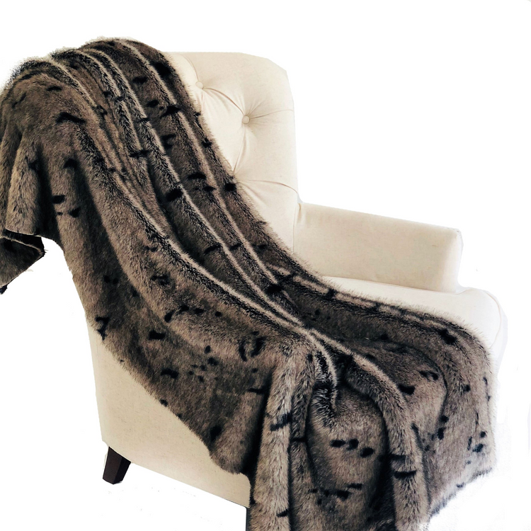 a blanket on a chair