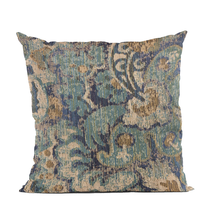 a pillow with a floral pattern