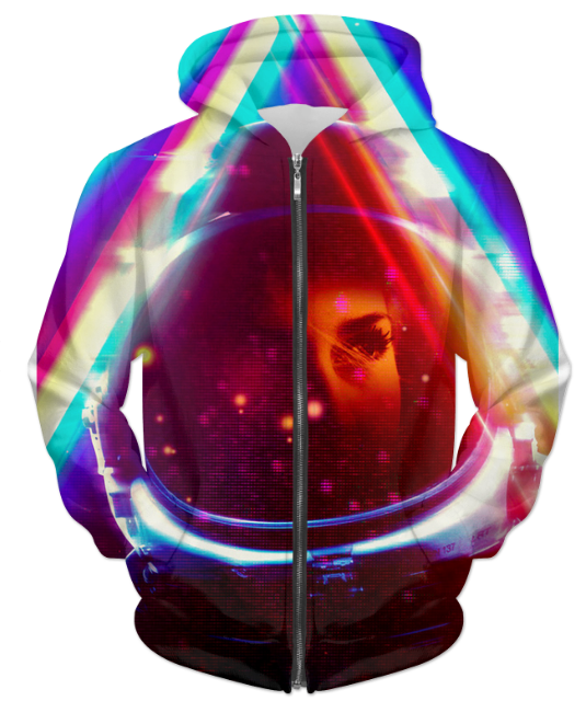 Neon UNISEX ZIP HOODIE