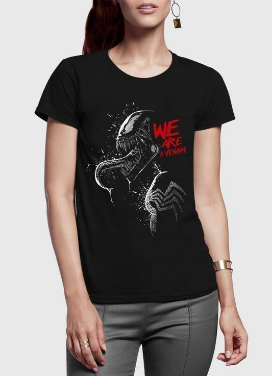 We are Venom Half Sleeves Women T-shirt