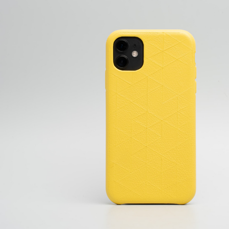 a yellow cell phone case