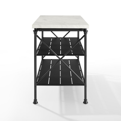 Madeleine Kitchen Island Matte Black