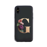 Alphabet Letter Silicone Phone Case