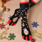 Women's Split-Toe Christmas Socks