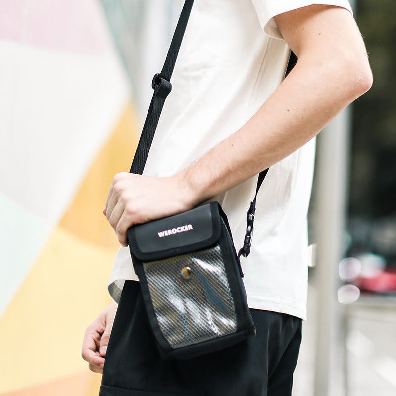 a person holding a bag