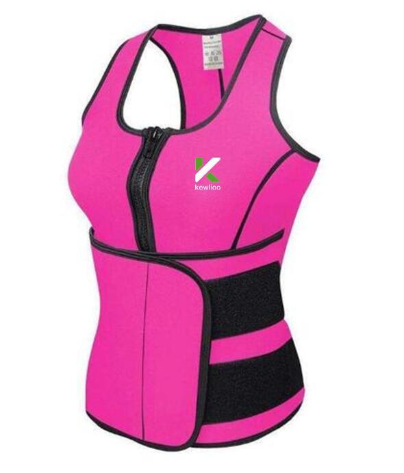 a pink vest with a zipper