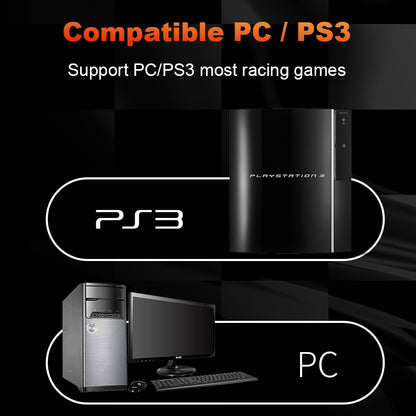 Mini Ps3/PC all-in-one racing steering wheel