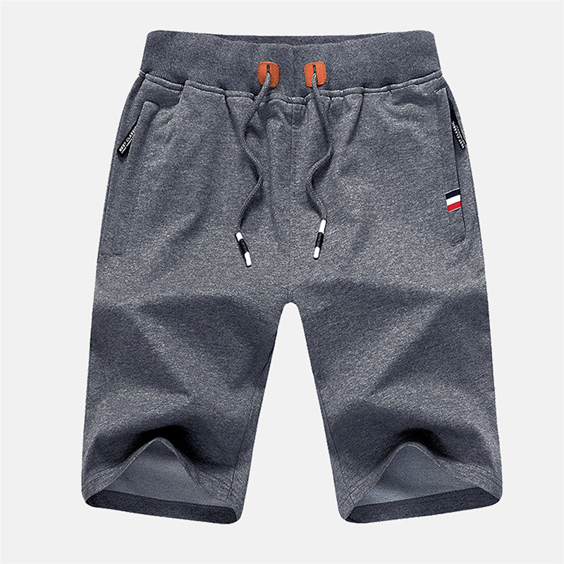 a grey shorts with a white background
