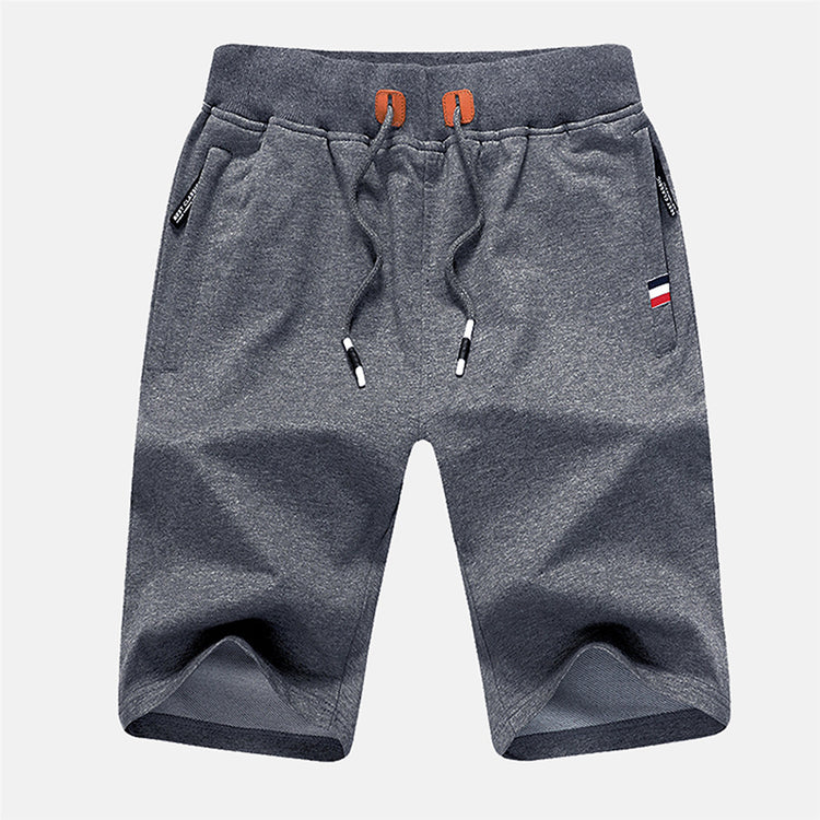 a grey shorts with a white background
