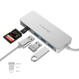 USB 3.0 Hub with SD and TF Card Reader