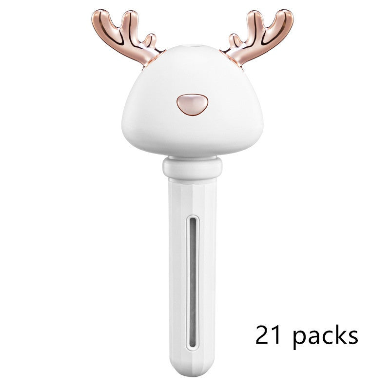 a white object with antlers