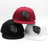Embroidered Skull Baseball Cap
