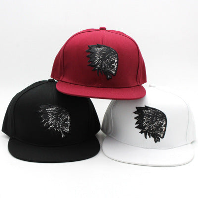 a group of hats with a head design