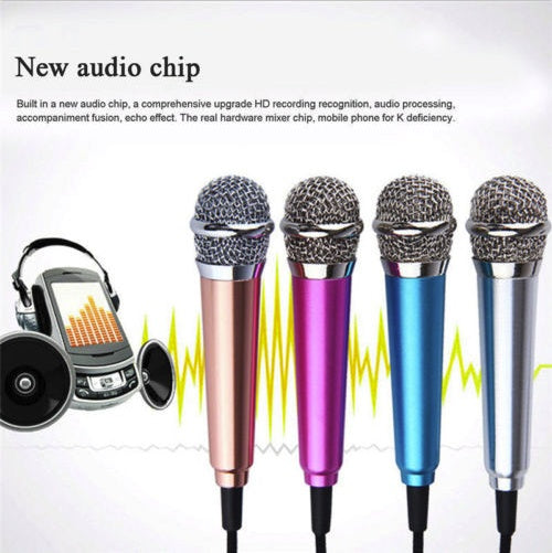 a group of microphones with wire