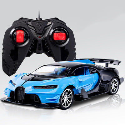 a blue and black toy car