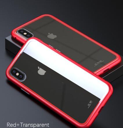 a red case with a black border