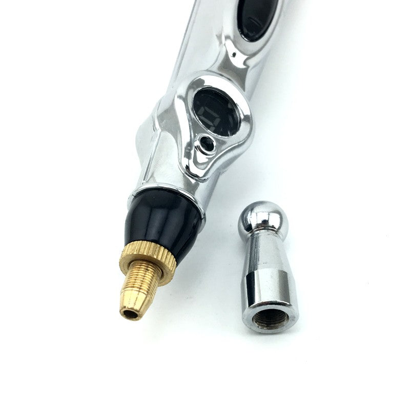 a close-up of a pen