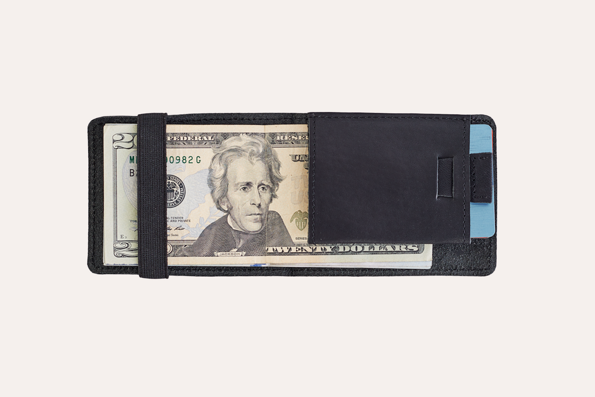 a wallet with money in it