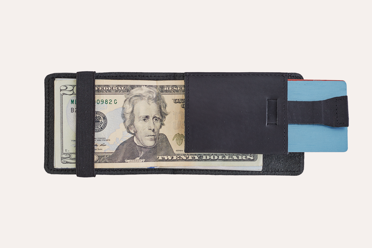 a wallet with money in it
