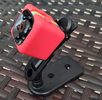 a small camera on a stand