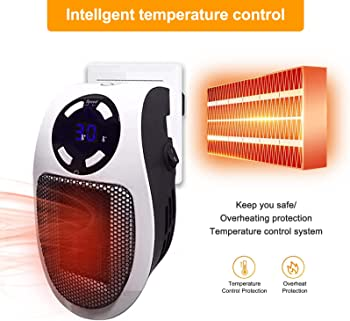 US Heater Portable Oscillating Heater with Overheat Protection