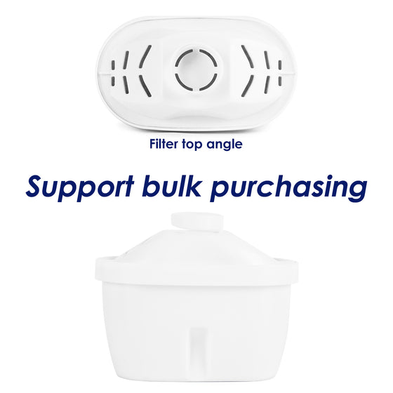 SimPure 10-Cup BPA-Free Water Filter Pitcher with 4 Filters, 3.5L