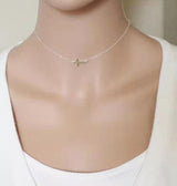 Minimalist Cross Pendant Necklace