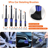 26-Piece Car Detailing Brush and Cleaning Kit
