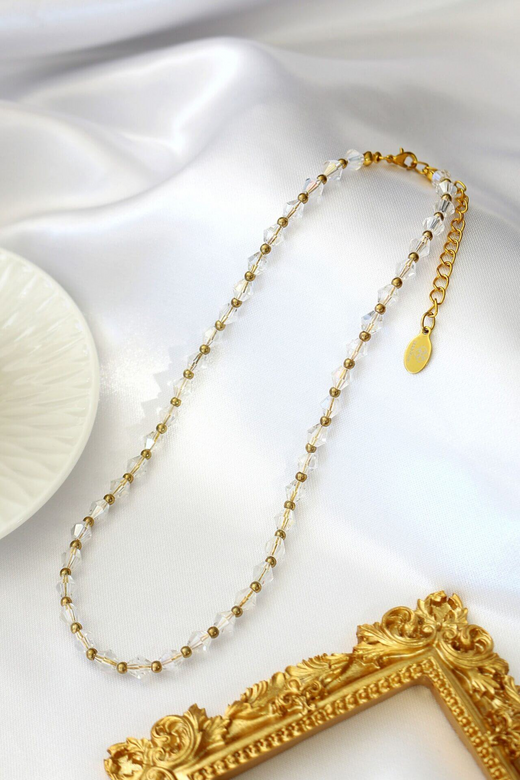 "Angelic" | 24K Clear Austrian Crystals Choker