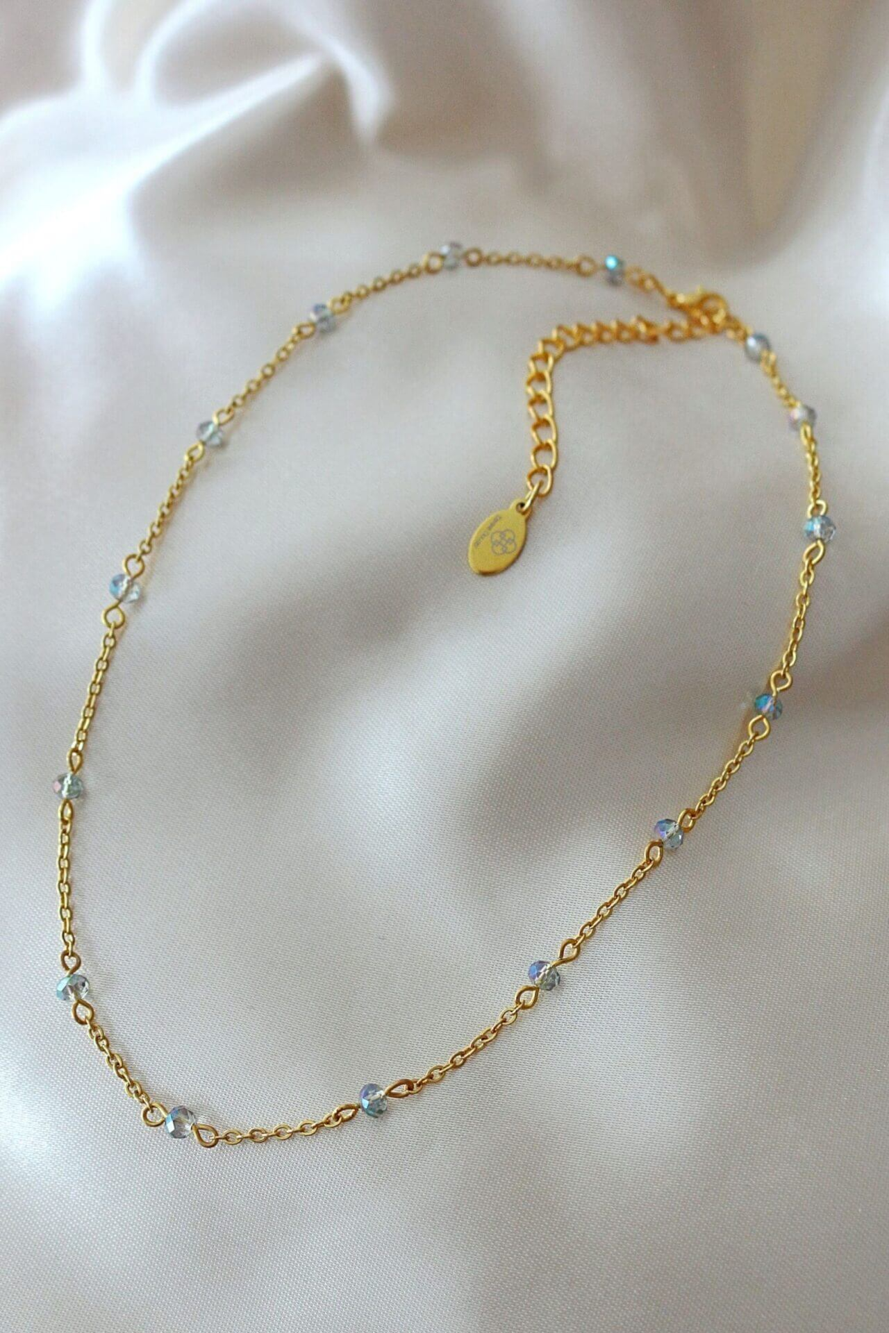 "Mermaid Vibes" | 18K Crystals Chain Choker