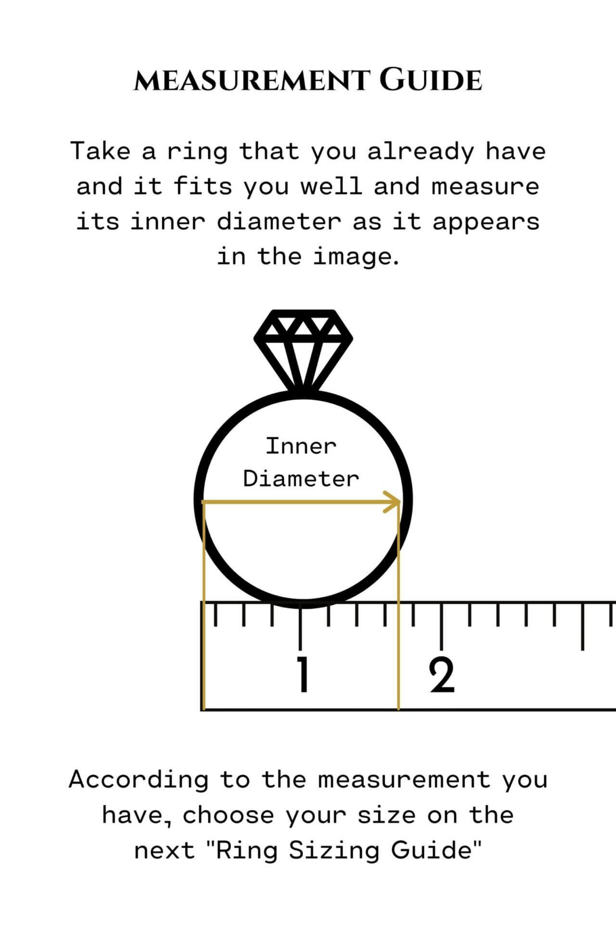 a ring with a diamond on it