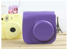 a yellow and purple camera