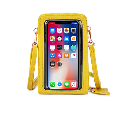 Touchable Screen Crossbody Mini Cell Phone Bag