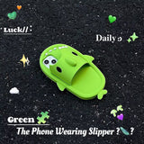 3D Shark Slipper Silicone Phone Case