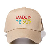Short-Brim Embroidered Baseball Cap