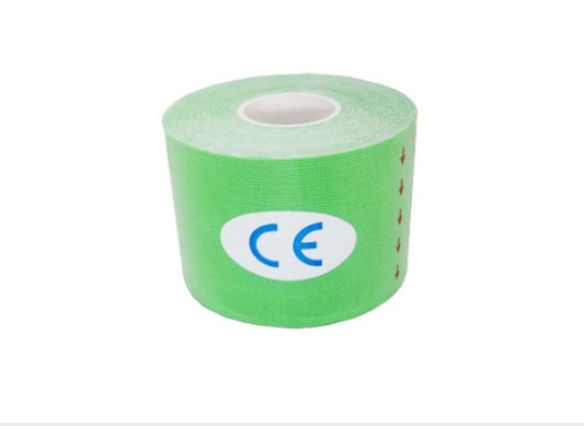 a roll of green tape